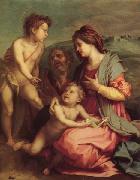 Andrea del Sarto Holy Family with john the Baptist Spain oil painting reproduction